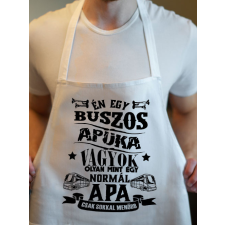  Szakmás kötény apáknak - Buszos apuka vagyok lakástextília
