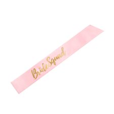  Szalag lánybúcsúra &quot;Sash Bride&quot; rózsaszín 75cm jelmez