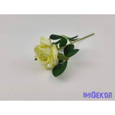  Szálas mini rózsa 27 cm - Krém dekorációs kellék