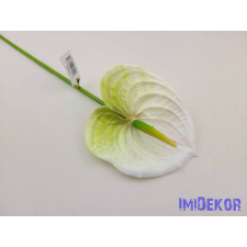  Szálas mű flamingó 60cm - Zöldes Fehér dekorációs kellék