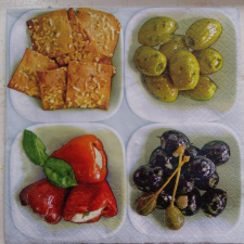  Szalvéta - Antipasti dekorációs kellék