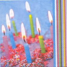  Szalvéta - Happy Birthday papírárú, csomagoló és tárolóeszköz