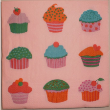  Szalvéta - Muffinok dekorációs kellék