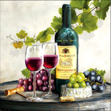  Szalvéta - vörösbor és sajt papírárú, csomagoló és tárolóeszköz