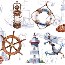 Szalvéta – Welcome aboard papírárú, csomagoló és tárolóeszköz