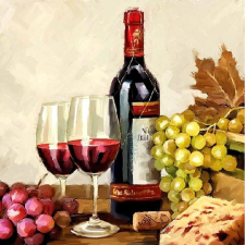  Szalvéta – Wine and grapes papírárú, csomagoló és tárolóeszköz