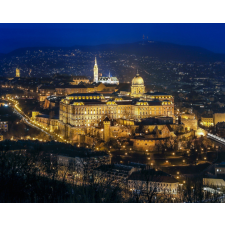 Számfestő Budapest - vászonkép grafika, keretezett kép