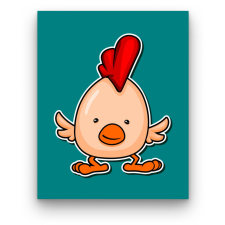 Számfestő Csibetojás - húsvéti számfestő készlet kreatív és készségfejlesztő