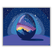 Számfestő Galaktikus Álom - húsvéti számfestő készlet kreatív és készségfejlesztő