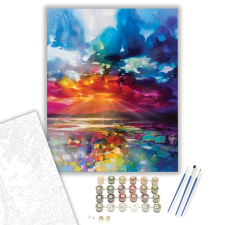 Számfestő.hu A Nap Energiája - számfestő készlet – 40×50 cm (Keretre feszítve) kreatív és készségfejlesztő