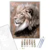 Számfestő.hu Állatok királya - számfestő készlet – 80×100 cm (Keret nélkül)
