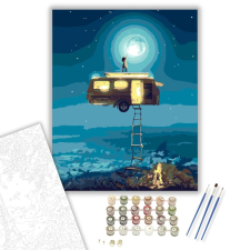 Számfestő.hu Álom világ - számfestő készlet – 40×50 cm (Keretre feszítve) kreatív és készségfejlesztő