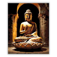 Számfestő.hu Arany Buddha Barlangtemplomban - számfestő készlet kreatív és készségfejlesztő