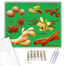 Számfestő.hu Az édes illatokhoz - számfestő készlet – 40×50 cm (Keretre feszítve) kreatív és készségfejlesztő