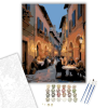Számfestő.hu Bolognai Esti Hangulat - számfestő készlet – 80×100 cm (Keretre feszítve)