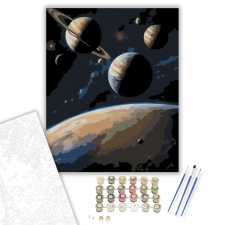 Számfestő.hu Bolygók Különleges Sora - számfestő készlet – 60×70 cm (Keret nélkül) kreatív és készségfejlesztő