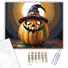 Számfestő.hu Boszorkánytök - számfestő készlet – 50×60 cm (Keret nélkül) kreatív és készségfejlesztő