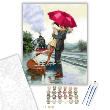 Számfestő.hu Búcsúzkodás - számfestő készlet – 40×50 cm (Keretre feszítve) kreatív és készségfejlesztő