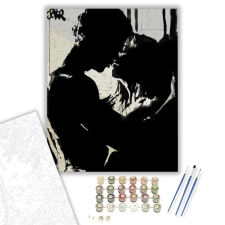 Számfestő.hu Csók - számfestő készlet – 60×70 cm (Keret nélkül) kreatív és készségfejlesztő