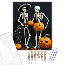 Számfestő.hu Csontvázas Őrszemek - számfestő készlet – 50×60 cm (Keret nélkül) kreatív és készségfejlesztő