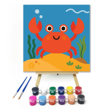 Számfestő.hu Cuki Rákocska a Tengerfenéken - gyerek számfestő készlet kreatív és készségfejlesztő