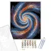 Számfestő.hu Dupla Magú Káoszspirál Galaxis - számfestő készlet – 60×70 cm (Keretre feszítve)
