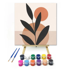 Számfestő.hu Egy Virág - gyerek számfestő készlet – 50×50 cm (Keretre feszítve) kreatív és készségfejlesztő