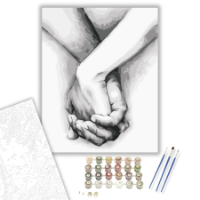 Számfestő.hu Együtt - számfestő készlet – 40×50 cm (Keretre feszítve) kreatív és készségfejlesztő