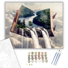 Számfestő.hu Életrekelt könyv - számfestő készlet – 40×50 cm (Keretre feszítve) kreatív és készségfejlesztő