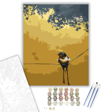 Számfestő.hu Fecske - számfestő készlet – 40×50 cm (Keretre feszítve) kreatív és készségfejlesztő