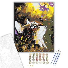 Számfestő.hu Figyelő cica - számfestő készlet – 50×60 cm (Keretre feszítve) kreatív és készségfejlesztő