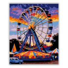 Számfestő.hu Forgókerék Színkavalkádja - számfestő készlet kreatív és készségfejlesztő