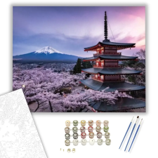 Számfestő.hu Fuji Hegy - számfestő készlet – 60×70 cm (Keret nélkül) kreatív és készségfejlesztő