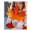 Számfestő.hu Gyermek Őszi Juharlevéllel - számfestő készlet