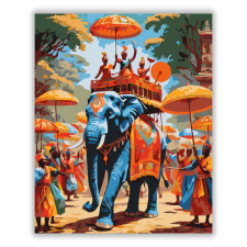 Számfestő.hu Hindu Fesztiváli Felvonulás - számfestő készlet kreatív és készségfejlesztő