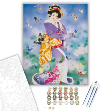 Számfestő.hu Japán Klasszikus Énekes - számfestő készlet – 60×70 cm (Keret nélkül) kreatív és készségfejlesztő