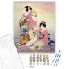 Számfestő.hu Japán Klasszikus Zenész - számfestő készlet – 40×50 cm (Keretre feszítve)