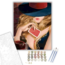 Számfestő.hu Kaszinóban - számfestő készlet – 40×50 cm (Keretre feszítve) kreatív és készségfejlesztő