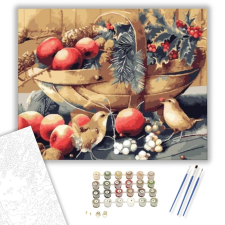 Számfestő.hu Készülődés - számfestő készlet – 40×50 cm (Keretre feszítve) kreatív és készségfejlesztő