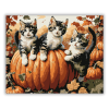 Számfestő.hu Kiscicák őszi tökök között - számfestő készlet