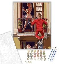 Számfestő.hu Kitartó udvarlás - számfestő készlet – 40×50 cm (Keretre feszítve) kreatív és készségfejlesztő