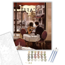 Számfestő.hu Légyott - számfestő készlet – 40×50 cm (Keretre feszítve) kreatív és készségfejlesztő