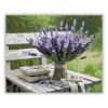 Számfestő.hu Levendulacsokor a Kerti Padon - számfestő készlet