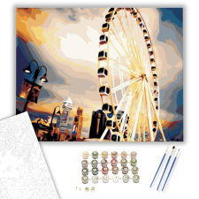 Számfestő.hu London Eye - számfestő készlet – 40×50 cm (Keretre feszítve) kreatív és készségfejlesztő