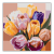 Számfestő.hu Meleg árnyalatú tulipán csokor - számfestő készlet - keretre feszítve - 30x30 cm