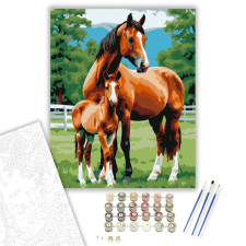 Számfestő.hu Ménes Anyai Szeretet - számfestő készlet – 40×50 cm (Keretre feszítve) kreatív és készségfejlesztő