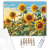 Számfestő.hu Napraforgó Mező a Szélben - számfestő készlet – 40×50 cm (Keretre feszítve)