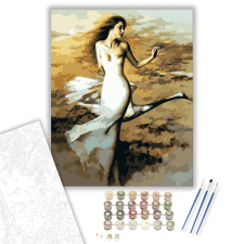 Számfestő.hu Nő - számfestő készlet – 40×50 cm (Keretre feszítve) kreatív és készségfejlesztő