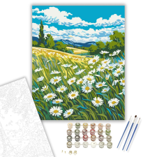 Számfestő.hu Nyári Rétek Varázsa - számfestő készlet – 40×50 cm (Keretre feszítve) kreatív és készségfejlesztő