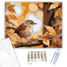 Számfestő.hu Őszi Ökörszem - számfestő készlet – 50×60 cm (Keretre feszítve) kreatív és készségfejlesztő